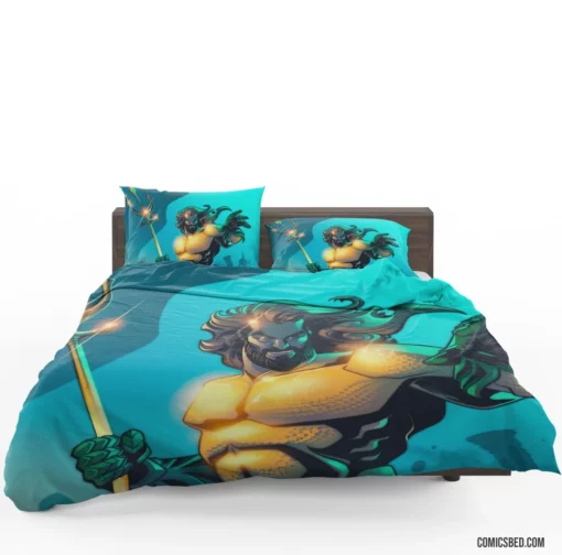 Aquaman DC Aquatic Hero Comic Bedding Set