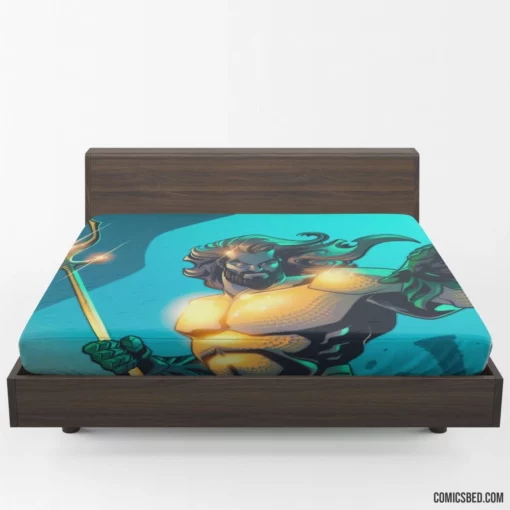 Aquaman DC Aquatic Hero Comic Fitted Sheet