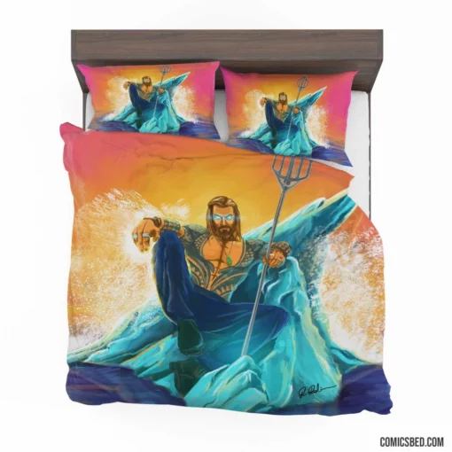 Aquaman DC Atlantean Hero Comic Bedding Set 1