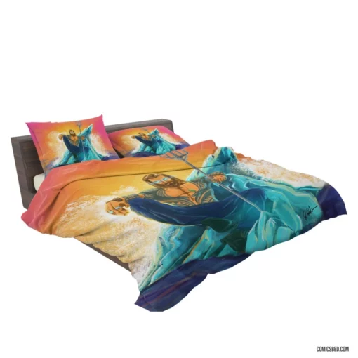 Aquaman DC Atlantean Hero Comic Bedding Set 2