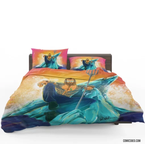 Aquaman DC Atlantean Hero Comic Bedding Set