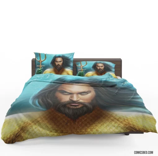 Aquaman DC King of Atlantis Comic Bedding Set