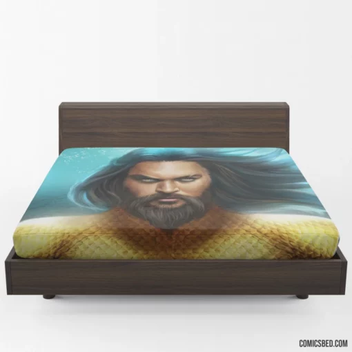 Aquaman DC King of Atlantis Comic Fitted Sheet