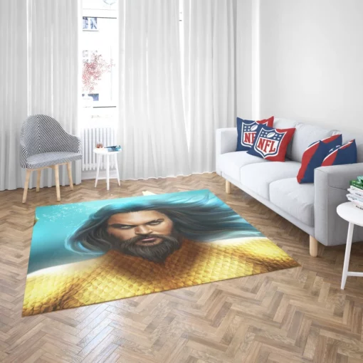 Aquaman DC King of Atlantis Comic Rug 2