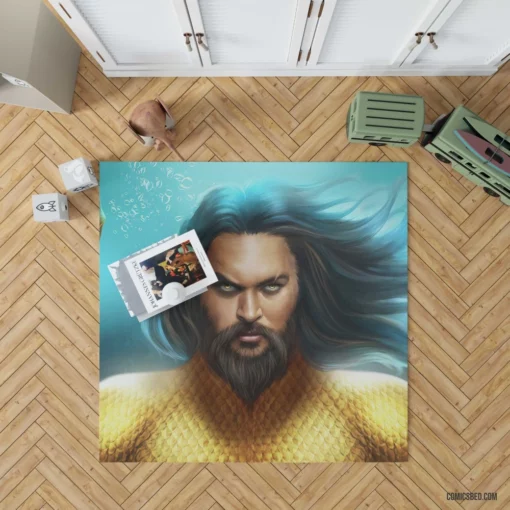 Aquaman DC King of Atlantis Comic Rug