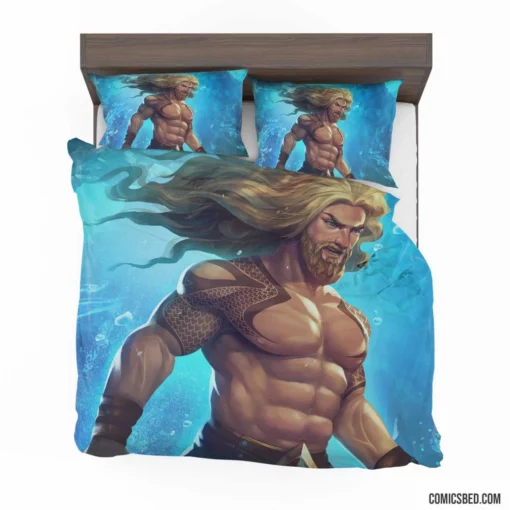 Aquaman DC Marine Hero Comic Bedding Set 1