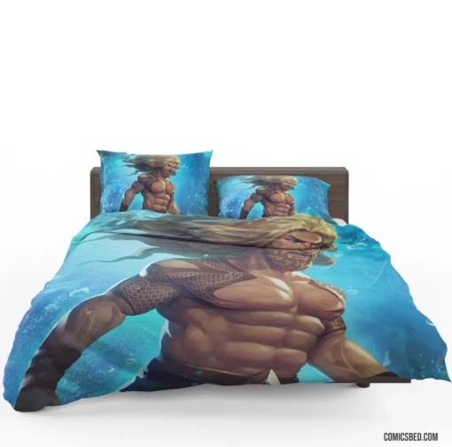 Aquaman DC Marine Hero Comic Bedding Set