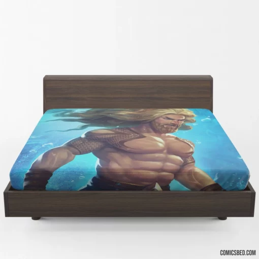 Aquaman DC Marine Hero Comic Fitted Sheet