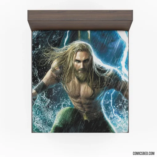 Aquaman DC Marine Superhero Comic Fitted Sheet 1