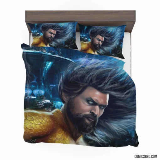 Aquaman DC Master of the Seas Comic Bedding Set 1