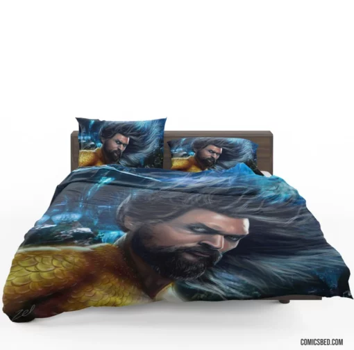 Aquaman DC Master of the Seas Comic Bedding Set