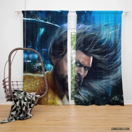 Aquaman DC Master of the Seas Comic Curtain