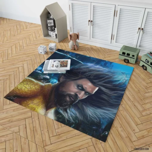 Aquaman DC Master of the Seas Comic Rug 1