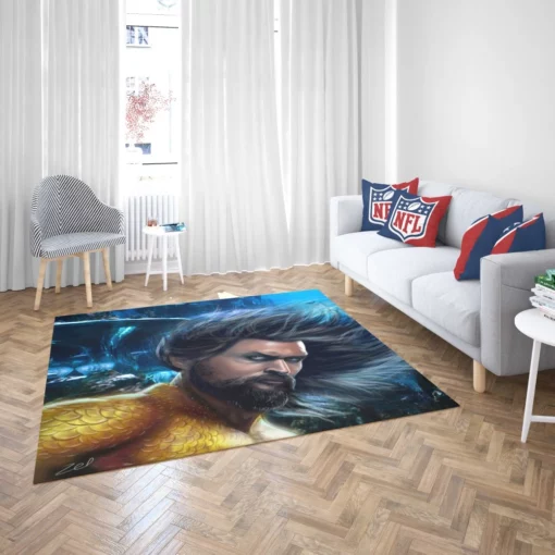 Aquaman DC Master of the Seas Comic Rug 2