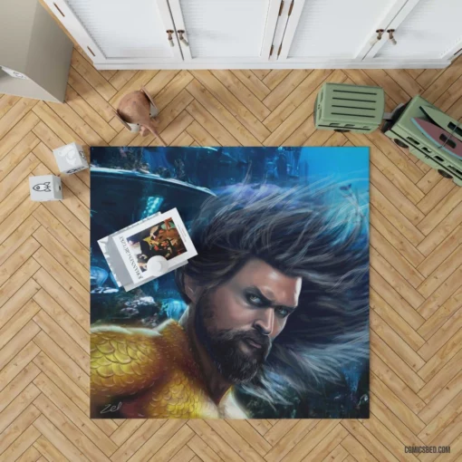 Aquaman DC Master of the Seas Comic Rug