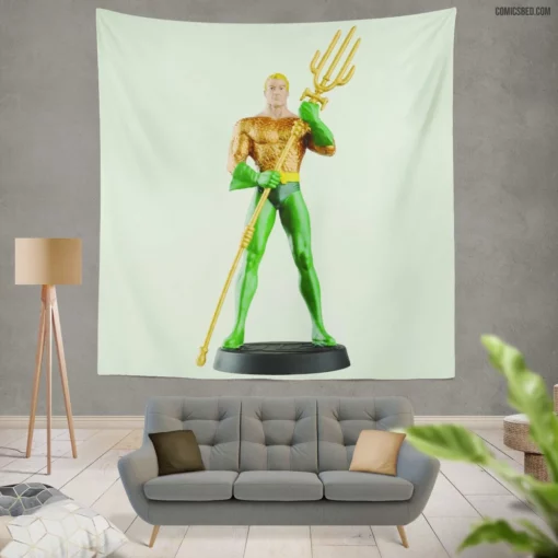 Aquaman DC Sea King Comic Wall Tapestry