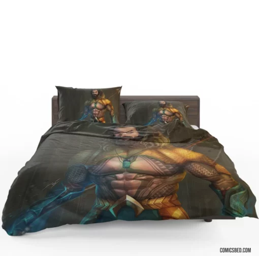 Aquaman DC Underwater Champion Comic Bedding Set