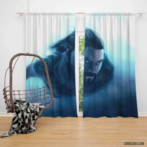 Aquaman Marvel Atlantean Hero Comic Curtain