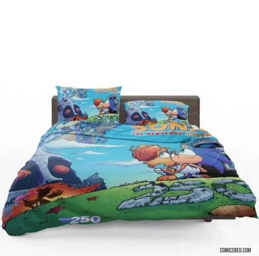 Archie Sonic Online Sonic Adventures Comic Bedding Set