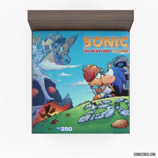 Archie Sonic Online Sonic Adventures Comic Fitted Sheet 1