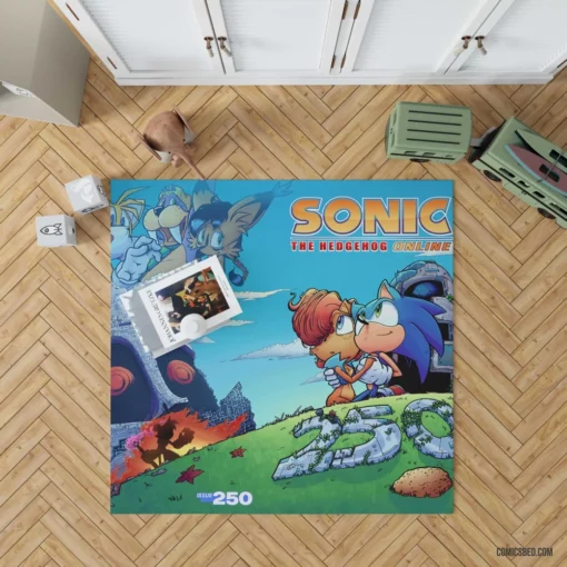 Archie Sonic Online Sonic Adventures Comic Rug