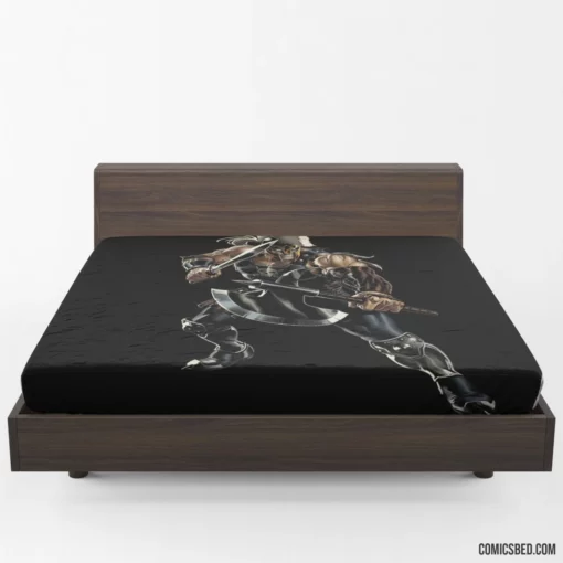 Ares God of War Comic Fitted Sheet