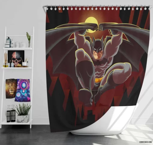 Arkham Chronicles Batman Quest Comic Shower Curtain