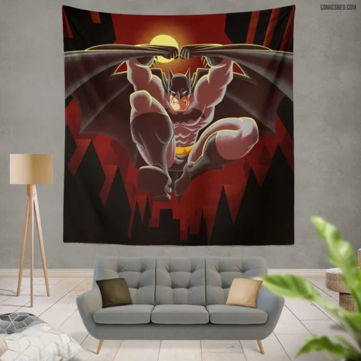 Arkham Chronicles Batman Quest Comic Wall Tapestry