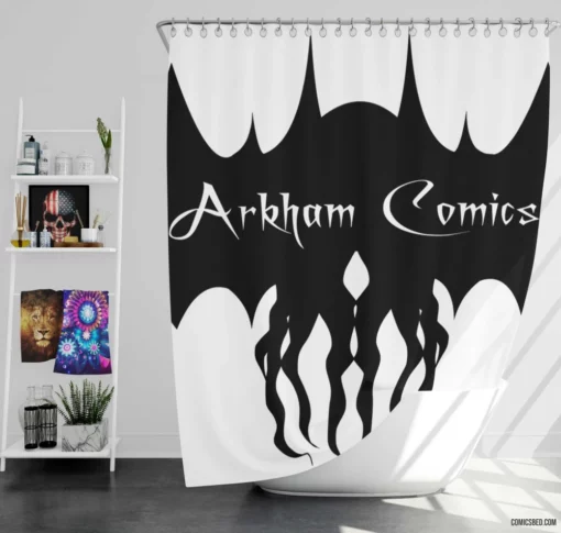 Arkham Comics Dark Chronicles Shower Curtain