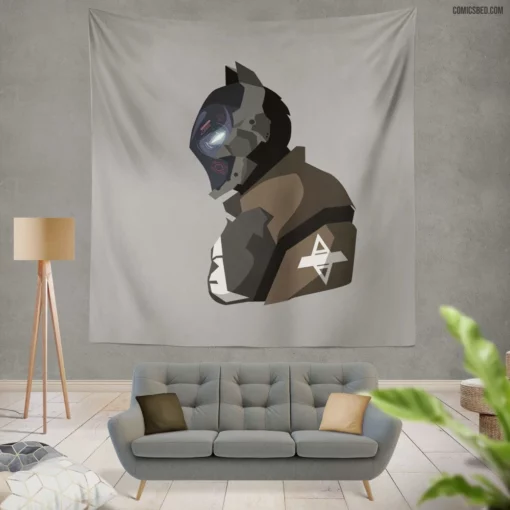 Arkham Knight Dark Gotham Enigma Comic Wall Tapestry