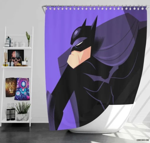 Arkham Vengeance The Batman Saga Comic Shower Curtain