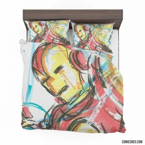 Armored Chronicles Marvel Iron Man Comic Bedding Set 1