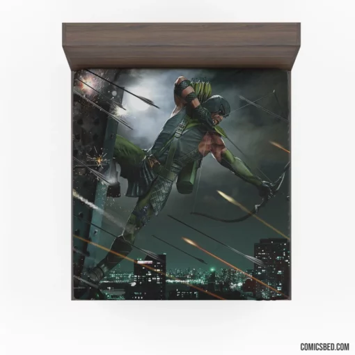 Arrow Chronicles DC Vigilante Archer Comic Fitted Sheet 1