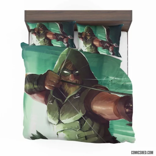 Arrow DC Vigilante Archer Comic Bedding Set 1