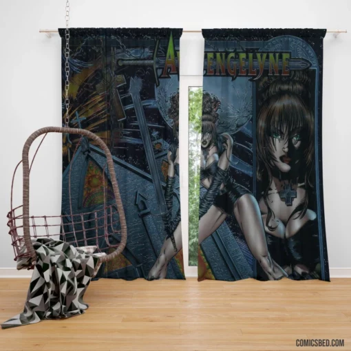 Avengelyne Divine Warrior Comic Curtain