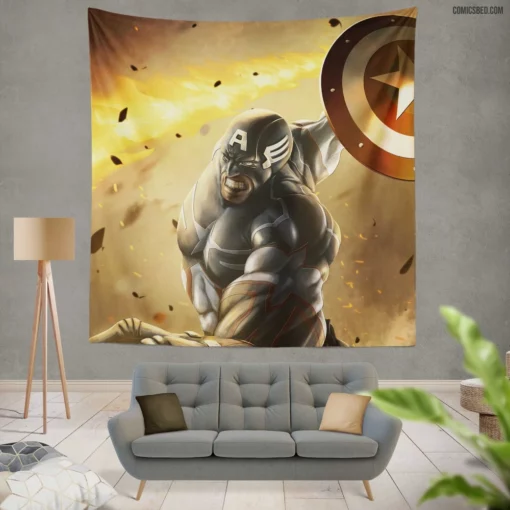 Avenger Legacy Marvel Chronicles Comic Wall Tapestry