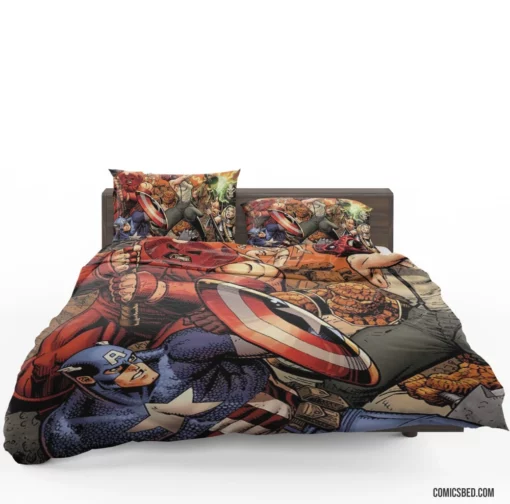 Avengers Assembled Battle Royale Comic Bedding Set