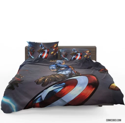 Avengers Earth Mightiest Heroes Comic Bedding Set