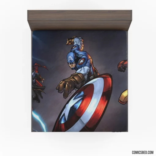 Avengers Earth Mightiest Heroes Comic Fitted Sheet 1