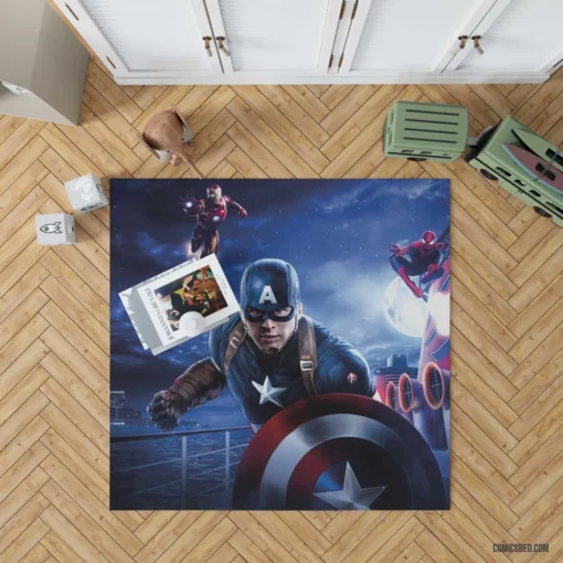 Avengers Marvel Superhero Team Comic Rug