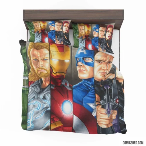 Avengers The Avengers Earth Mightiest Heroes Comic Bedding Set 1