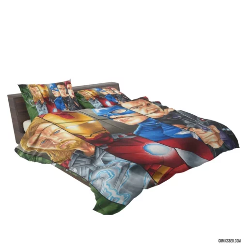 Avengers The Avengers Earth Mightiest Heroes Comic Bedding Set 2