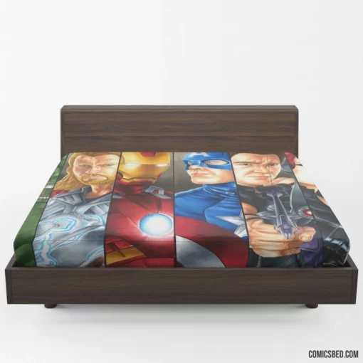 Avengers The Avengers Earth Mightiest Heroes Comic Fitted Sheet