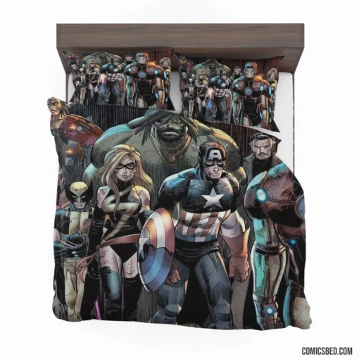 Avengers United Heroes Assemble Comic Bedding Set 1