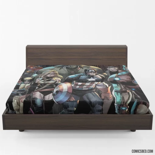 Avengers United Heroes Assemble Comic Fitted Sheet