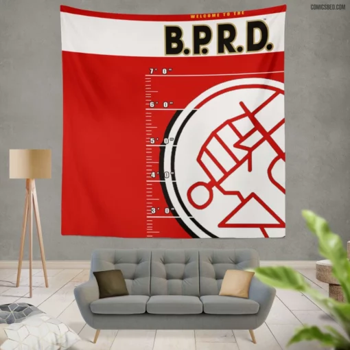 B.P.R.D. Paranormal Investigations Comic Wall Tapestry