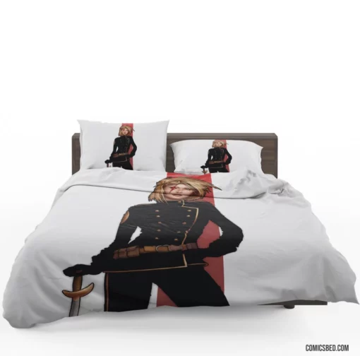 Ballistic Cybernetic Combat Comic Bedding Set