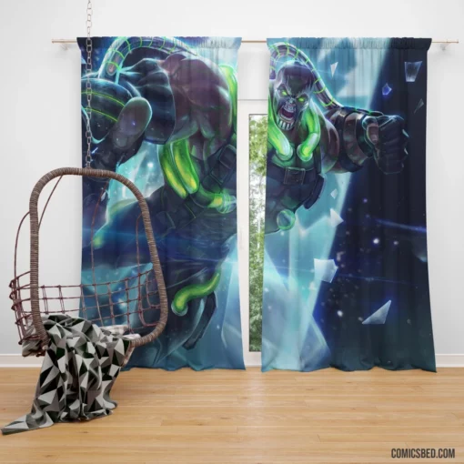 Bane DC Formidable Opponent Comic Curtain