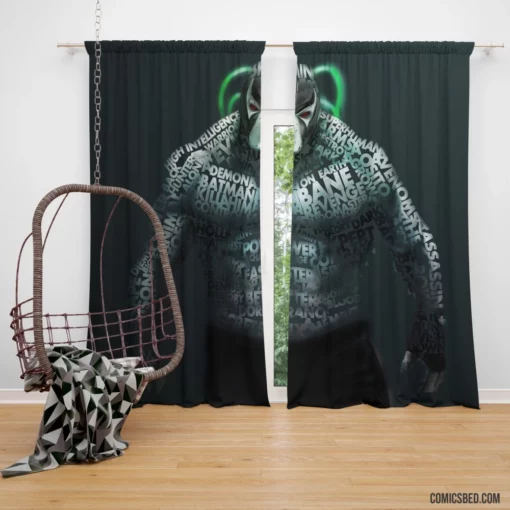 Bane DC Menacing Villain Comic Curtain