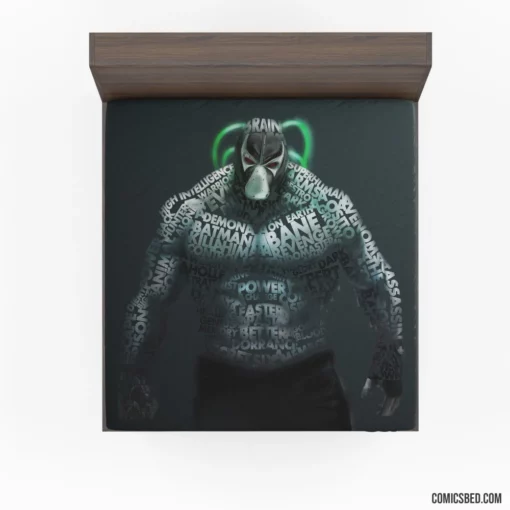 Bane DC Menacing Villain Comic Fitted Sheet 1